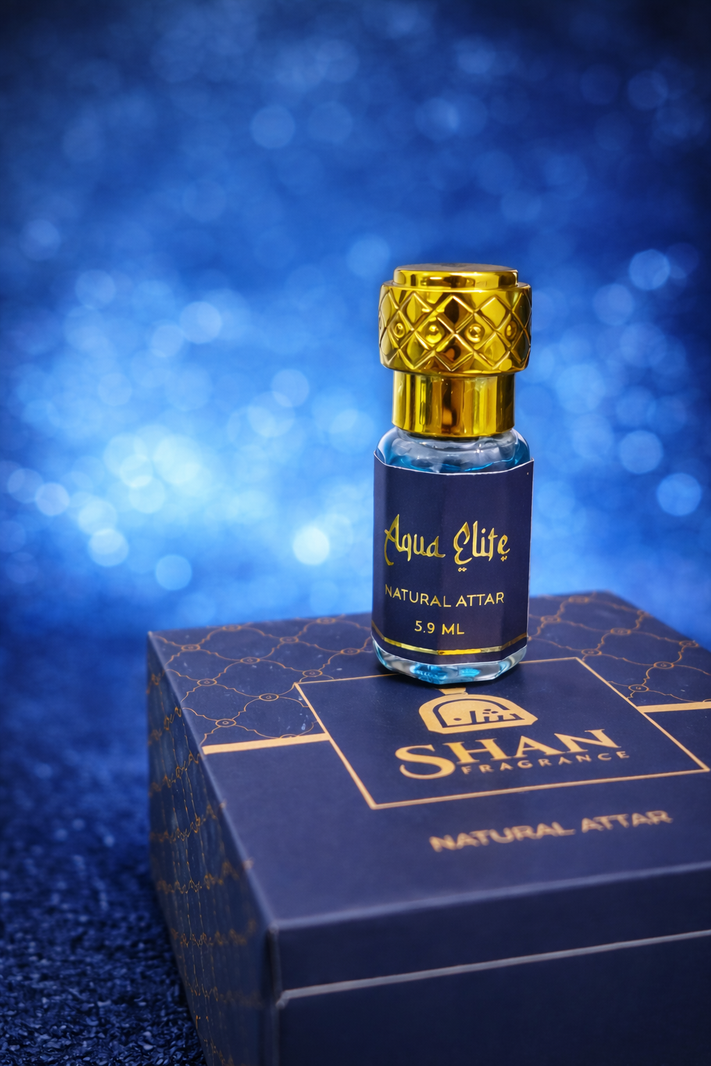 Shan Fragrance Aqua Elite Alcohol Free Attar for Unisex 5.9ML - Image 2