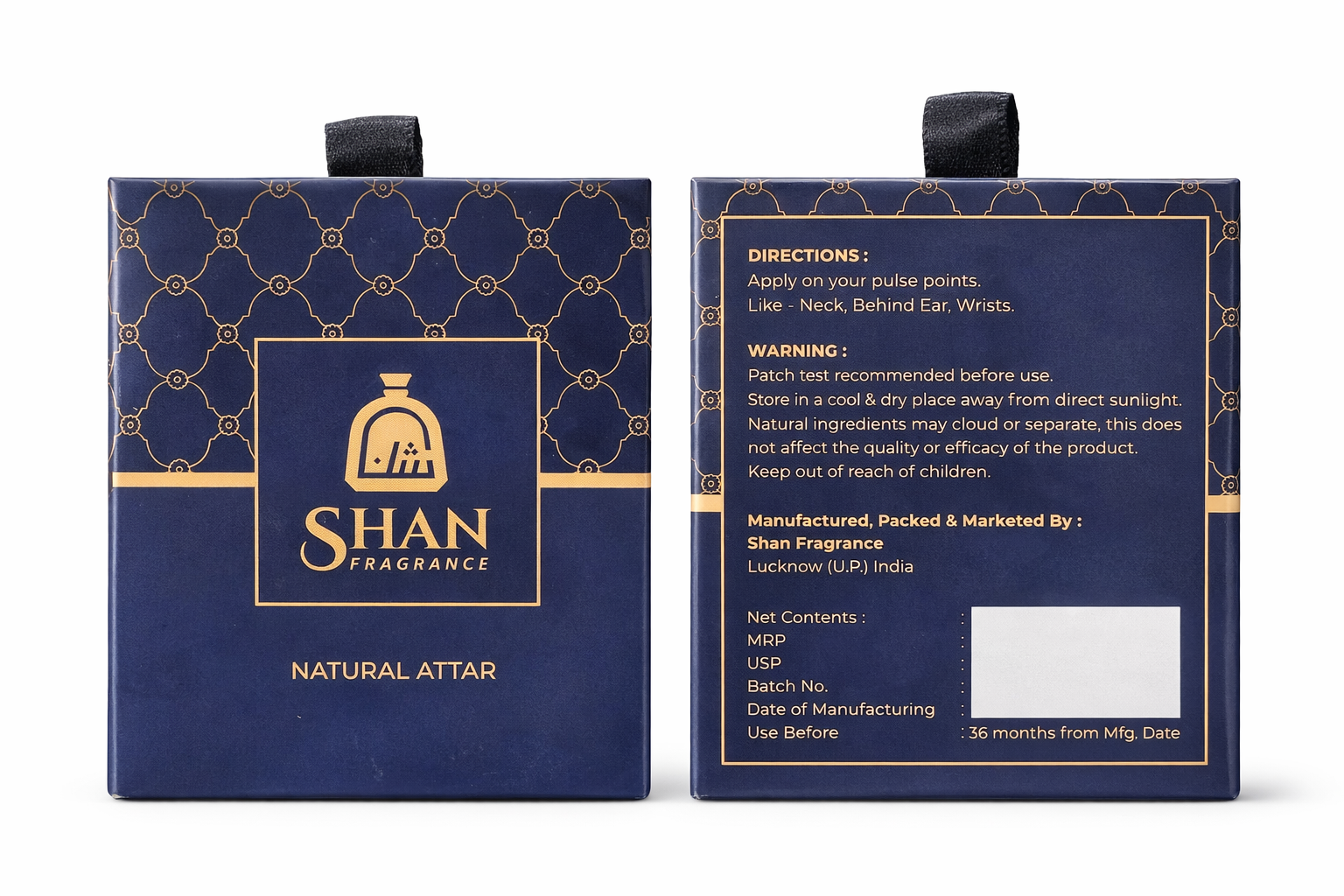Shan Fragrance Aqua Elite Alcohol Free Attar for Unisex 5.9ML - Image 3